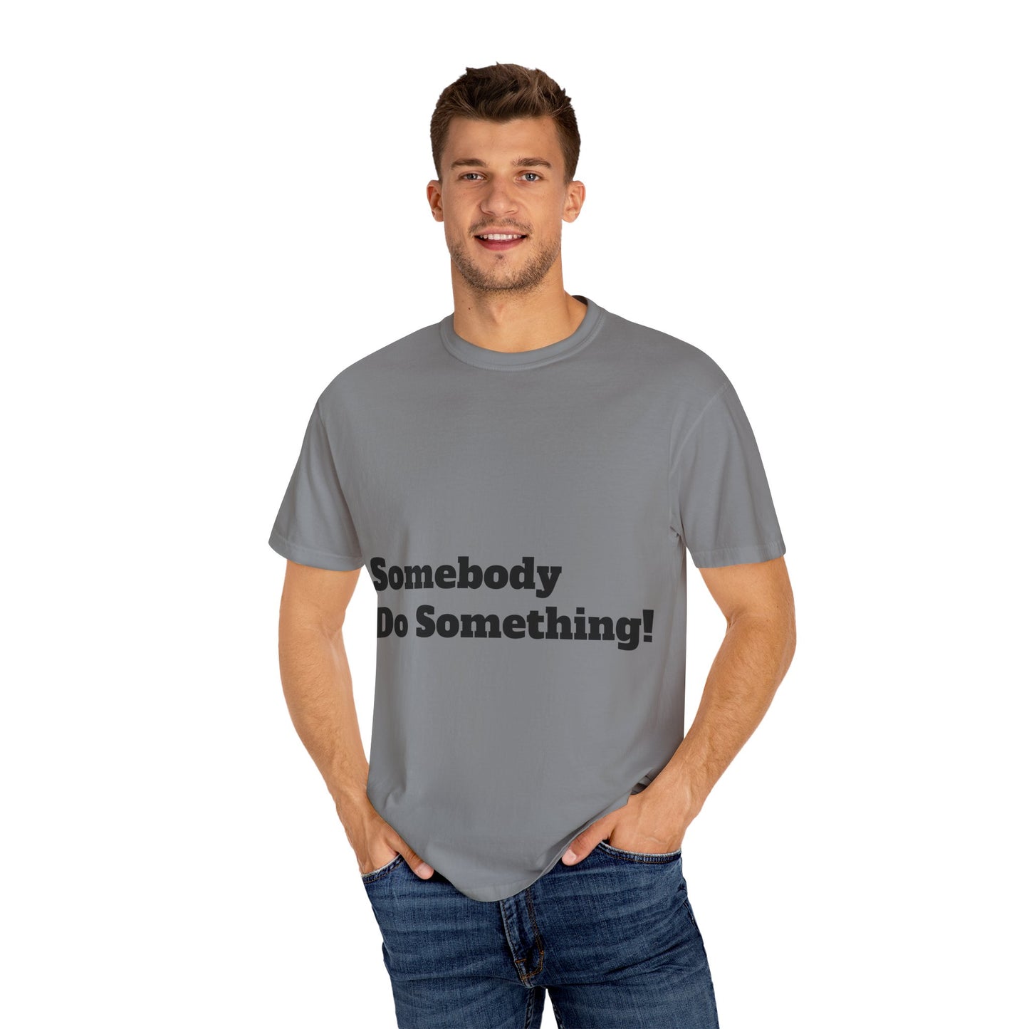 Customizable Unisex Garment-Dyed T-shirt - Enter Text