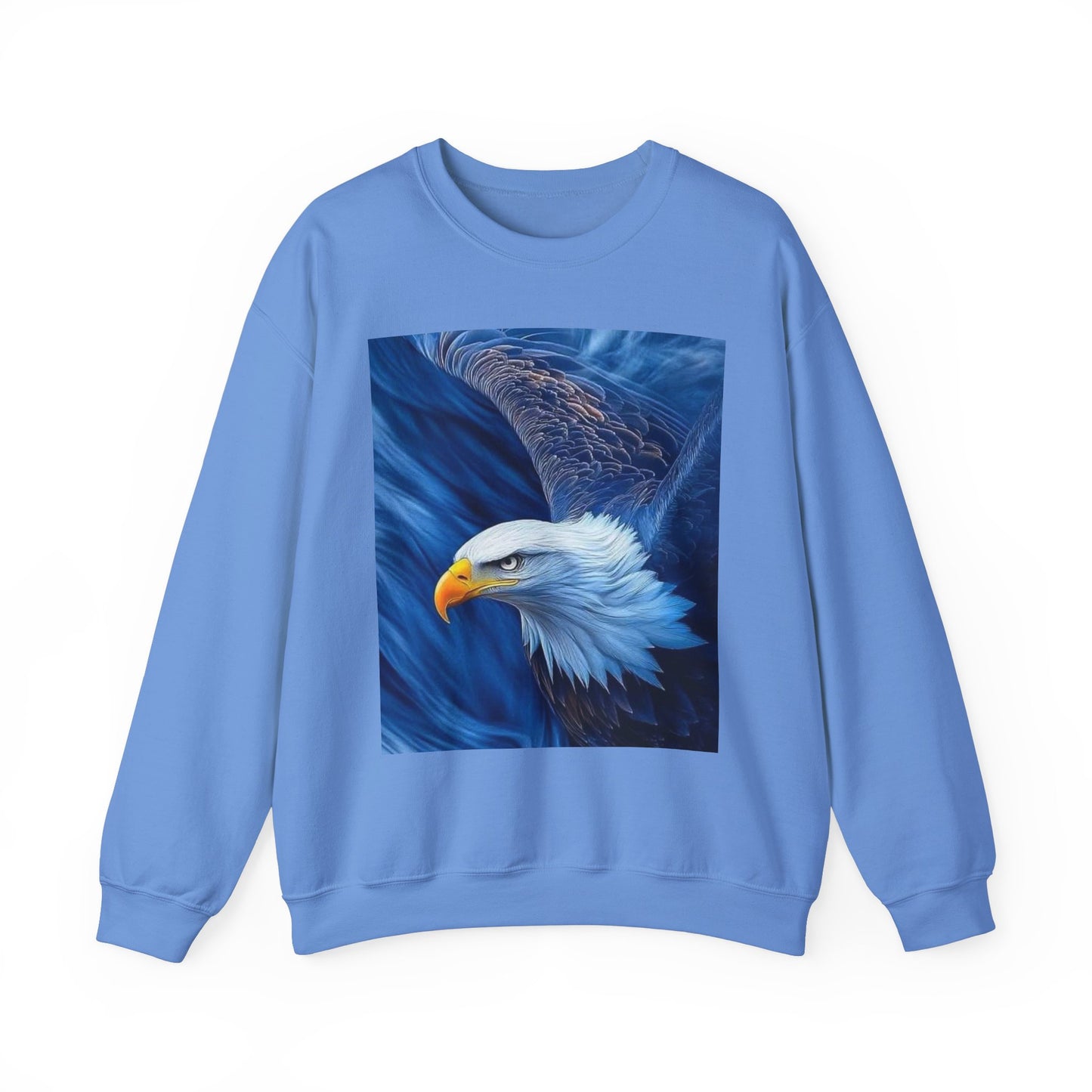 Eagle Spirit Crewneck Sweatshirt, Unisex Sweatshirt, Nature Lover Gift, Wildlife Apparel, Cozy Fashion for All, Great Outdoors