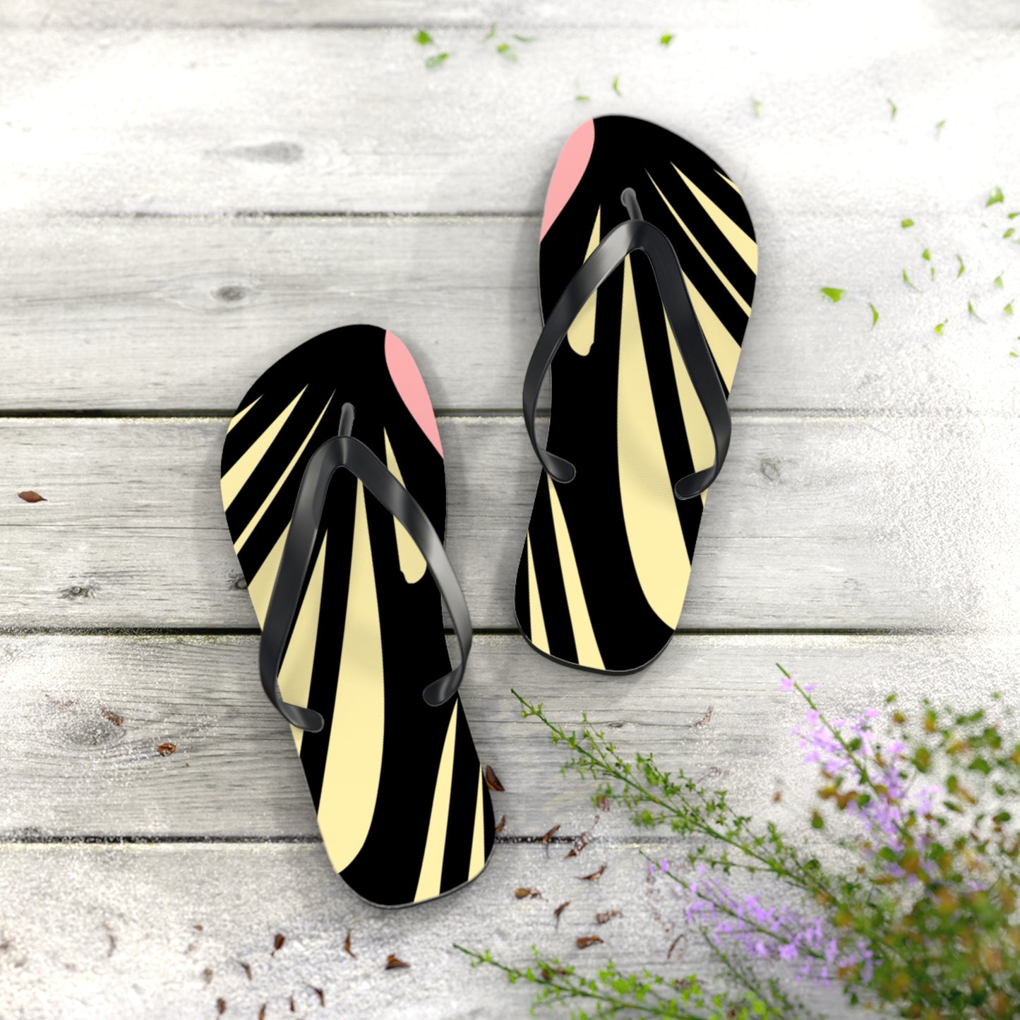 Tropical Flip Flops, Summer Sandals, Beach Footwear, Vacation Essentials, Resort Wear, Poolside Slippers
