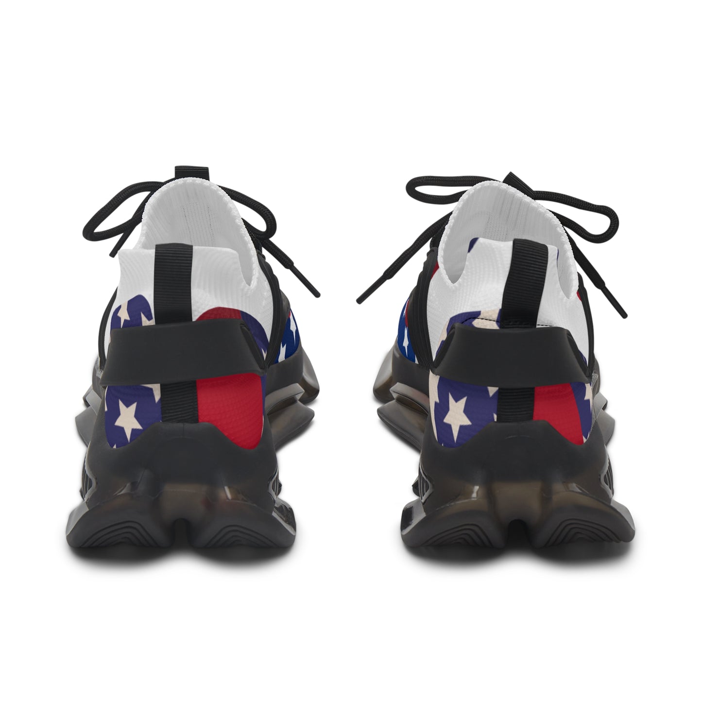 Patriotic Women's Mesh Sneakers, Ideal for July 4th, Casual Wear, Running, BBQs, Festivals