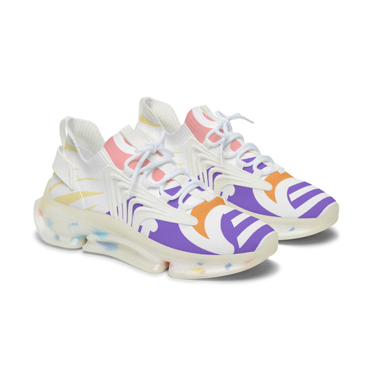 Stylish Women's Mesh Sneakers - Purple Athletic Footwear for Active Lifestyles