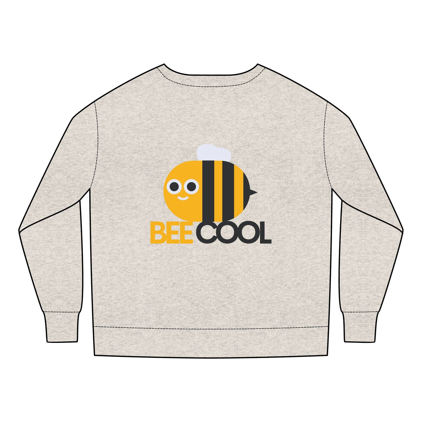 Cute Bee Cool Toddler Sweatshirt, Adorable Kids Apparel, Cozy Toddler Outfit, Fun Gift for Birthdays, Perfect for Playdates