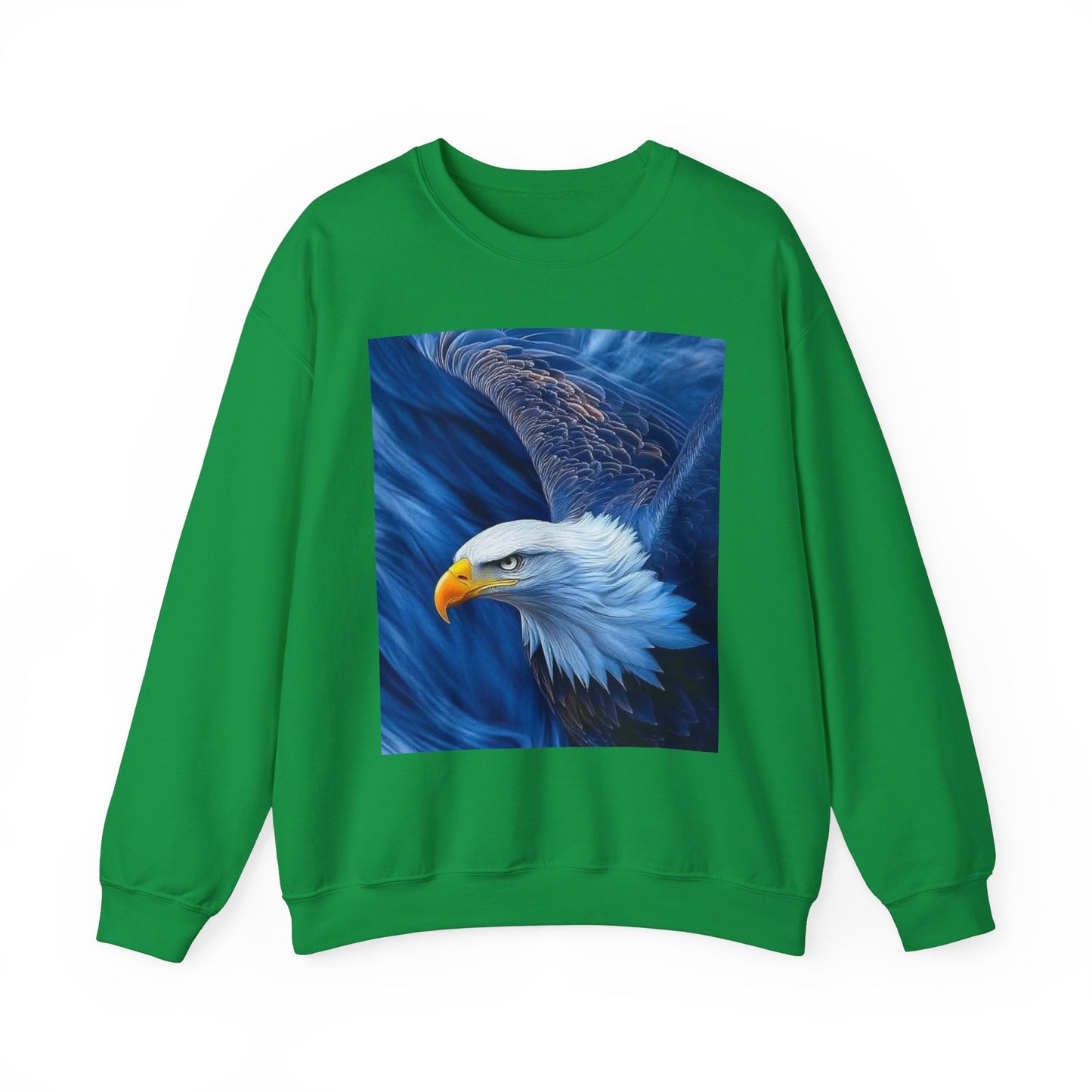 Eagle Spirit Crewneck Sweatshirt, Unisex Sweatshirt, Nature Lover Gift, Wildlife Apparel, Cozy Fashion for All, Great Outdoors