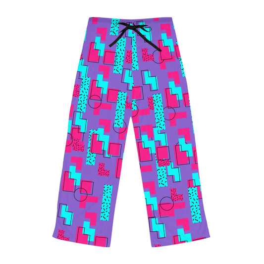 Cozy Purple Women's Pajama Pants, Sleepwear for Relaxation, Gift for Her, Loungewear, Comfortable Sleep Pants
