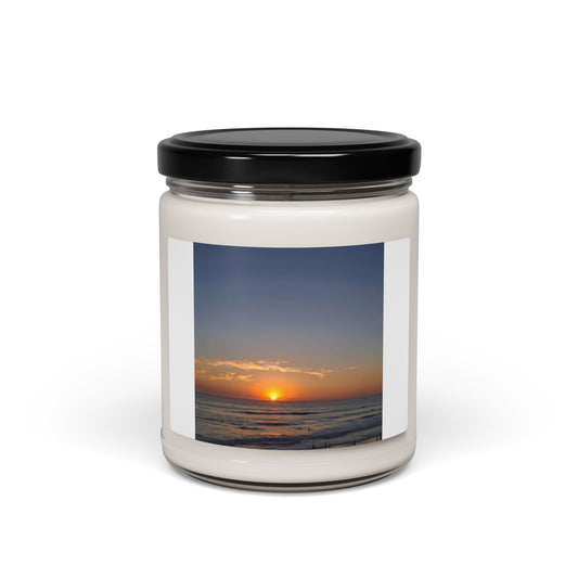 Sunset Vibe Scented Soy Candle, Relaxing Aromatherapy, Home Decor Gift, Eco-Friendly Candle for Self-Care, Mindfulness and Meditation