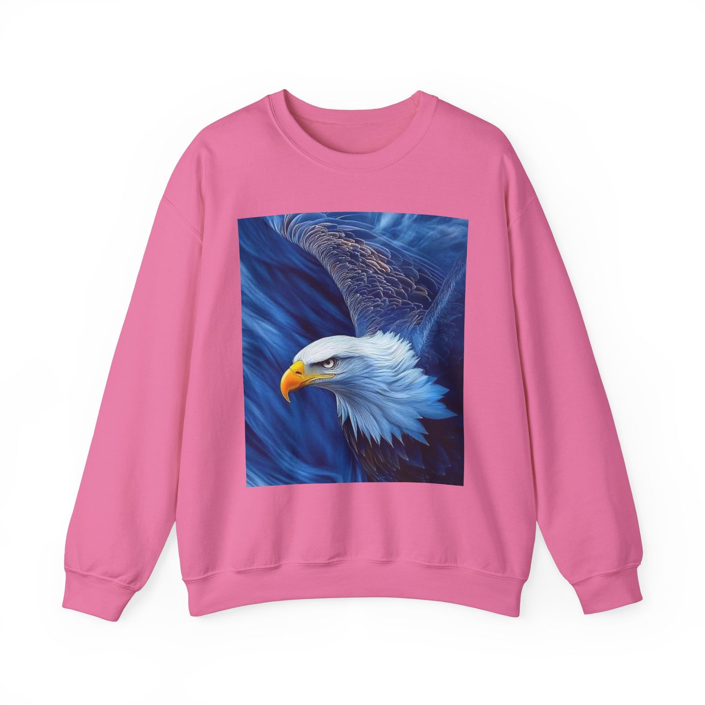 Eagle Spirit Crewneck Sweatshirt, Unisex Sweatshirt, Nature Lover Gift, Wildlife Apparel, Cozy Fashion for All, Great Outdoors