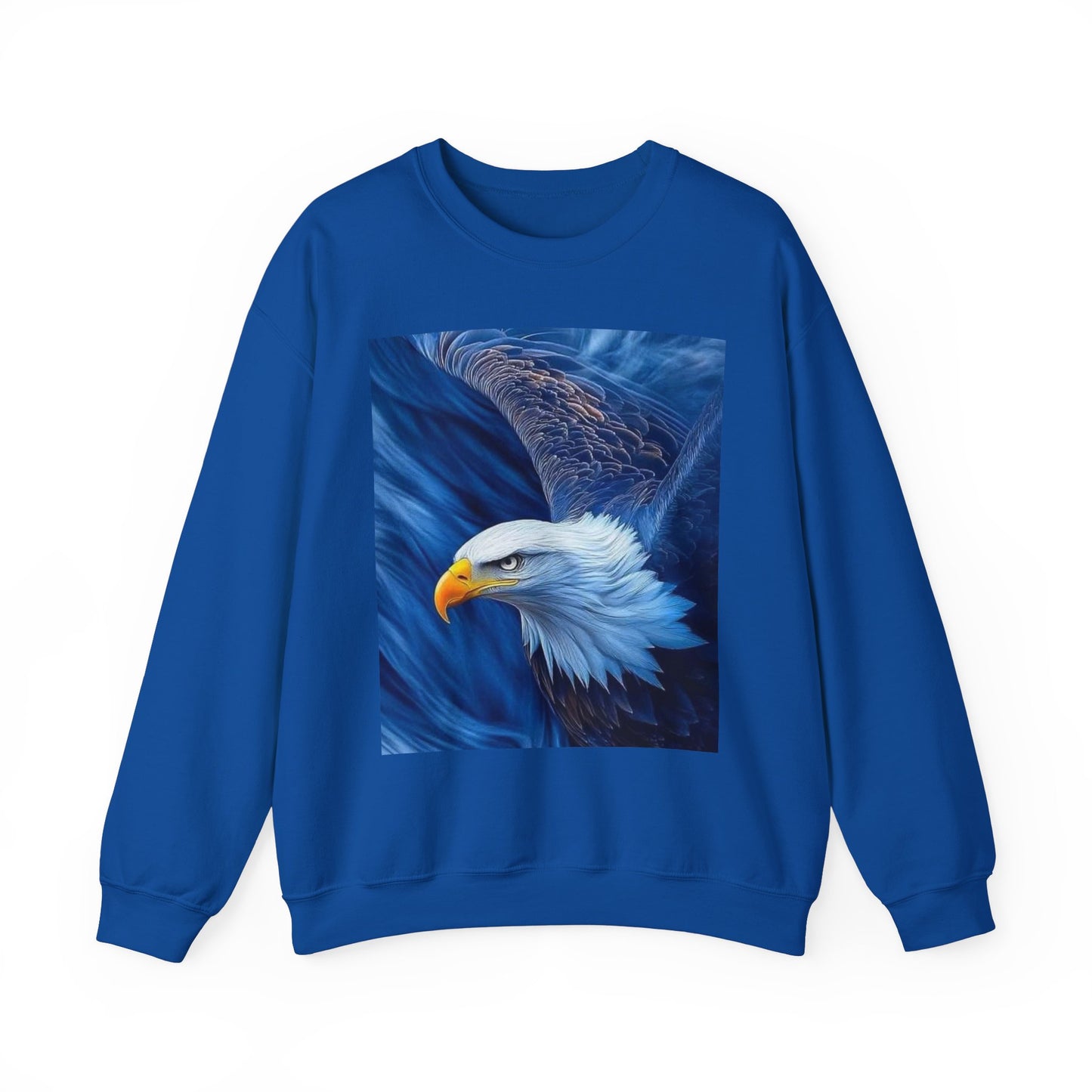 Eagle Spirit Crewneck Sweatshirt, Unisex Sweatshirt, Nature Lover Gift, Wildlife Apparel, Cozy Fashion for All, Great Outdoors