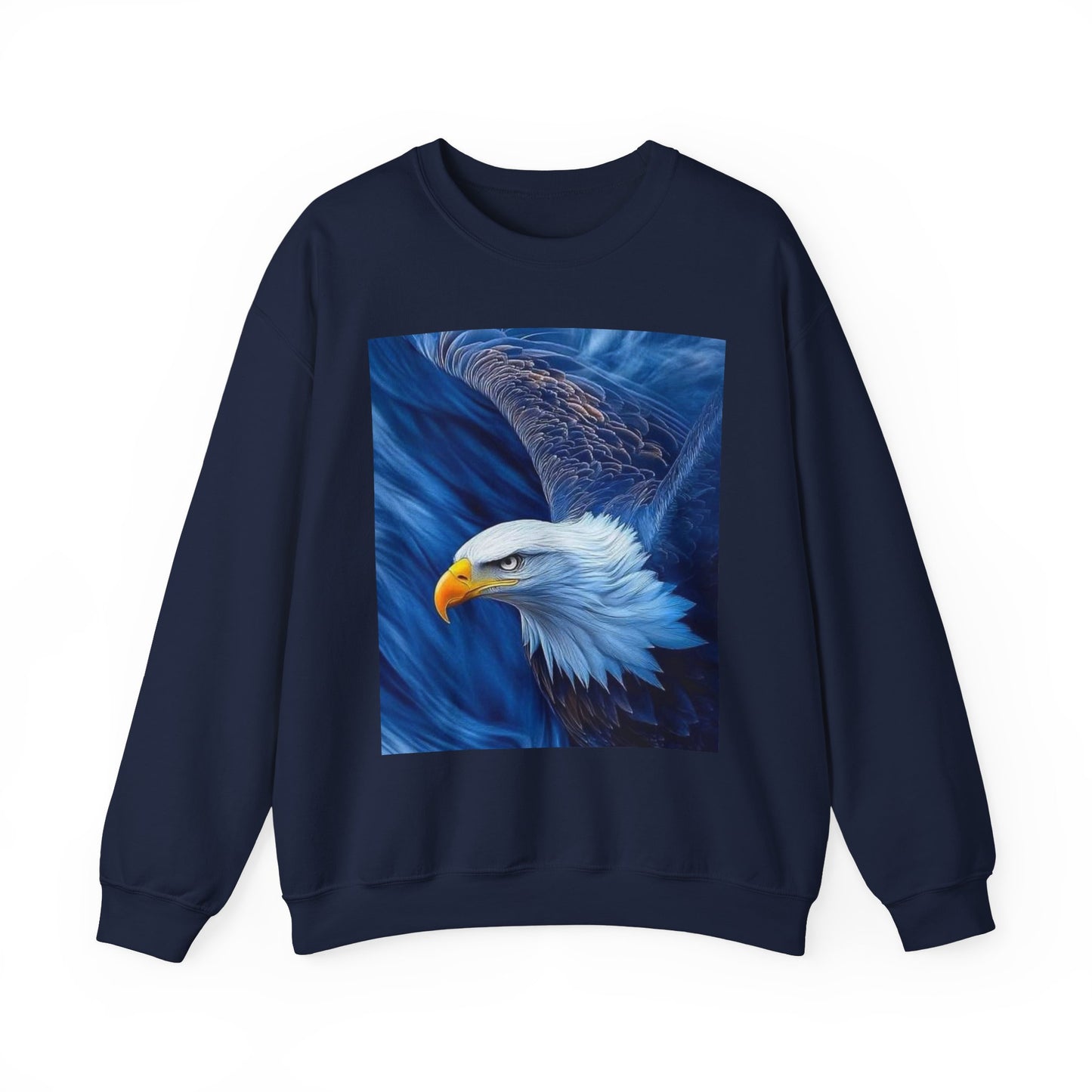 Eagle Spirit Crewneck Sweatshirt, Unisex Sweatshirt, Nature Lover Gift, Wildlife Apparel, Cozy Fashion for All, Great Outdoors