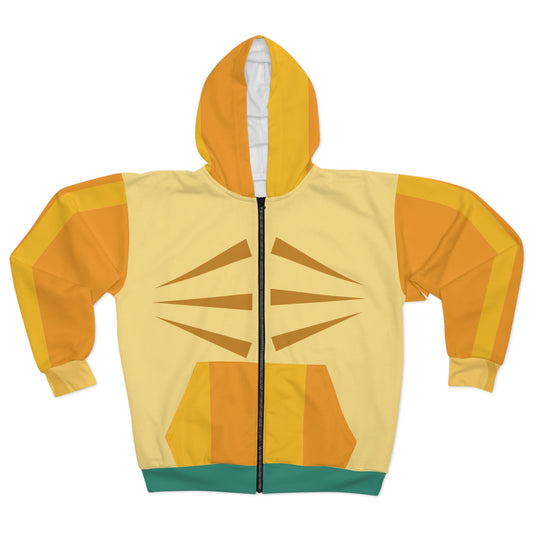 Vibrant Unisex Zip Hoodie for Casual Comfort, Fall Fashion, Gift for Friends,