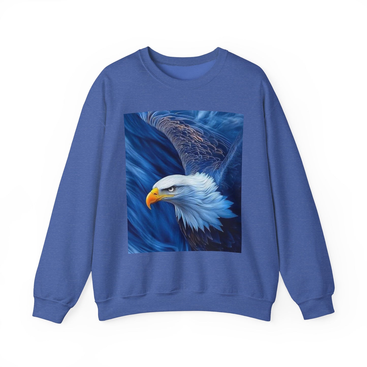 Eagle Spirit Crewneck Sweatshirt, Unisex Sweatshirt, Nature Lover Gift, Wildlife Apparel, Cozy Fashion for All, Great Outdoors