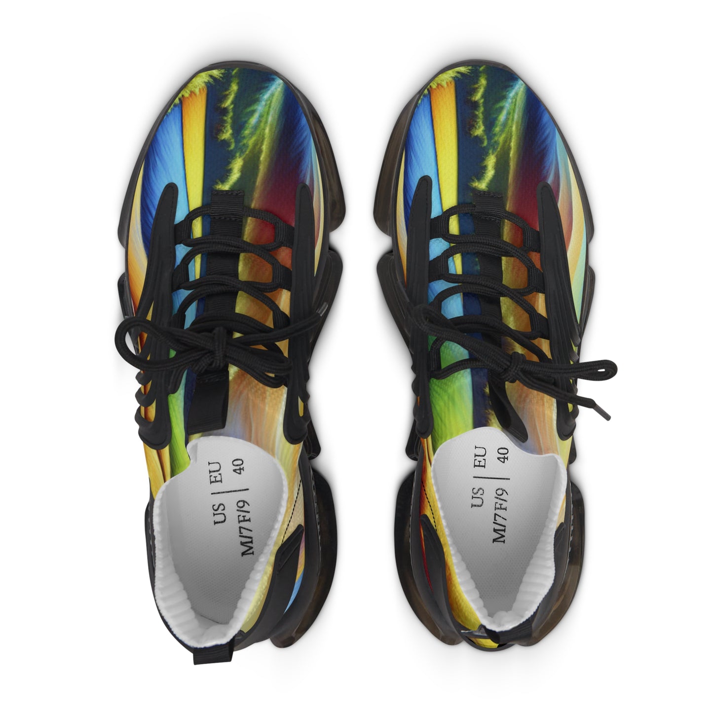 Colorful Women's Mesh Sneakers - Stylish Athletic Shoes for Everyday Wear, Fitness, Travel, Trendy Sneakers for Women, Casual Footwear