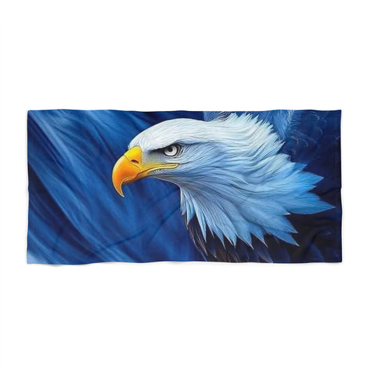 Majestic Eagle Beach Towel - Vibrant Summer Fun, Perfect for Outdoor Adventures, Pool Days, and Gifts