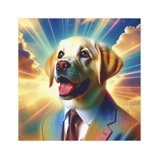 Funny Dog in Suit Car Magnet - Perfect for Pet Lovers and Celebrations
