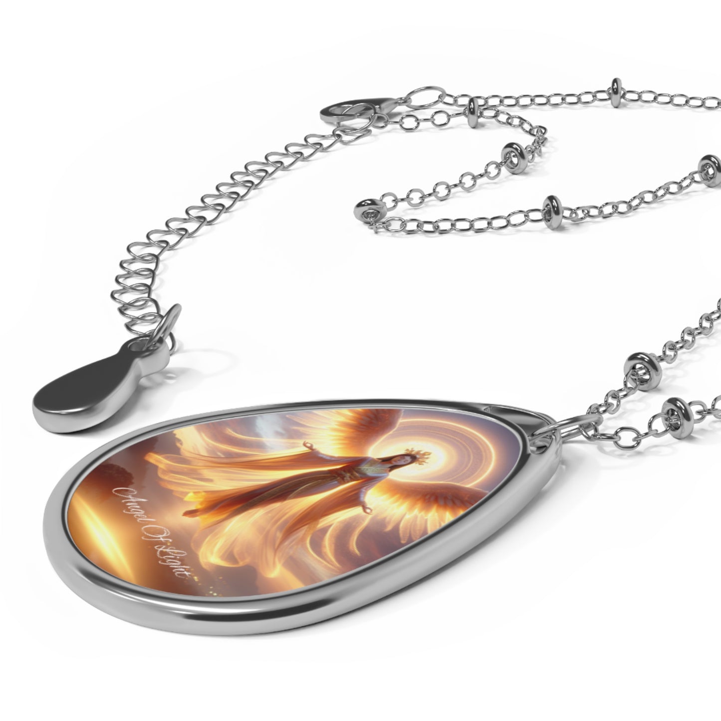 Necklace - Angel of Light Oval Design