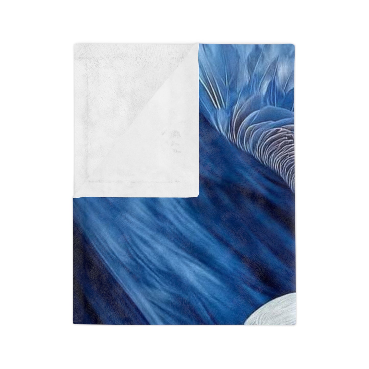Majestic Eagle Velveteen Microfiber Blanket – Cozy Art for Nature Lovers