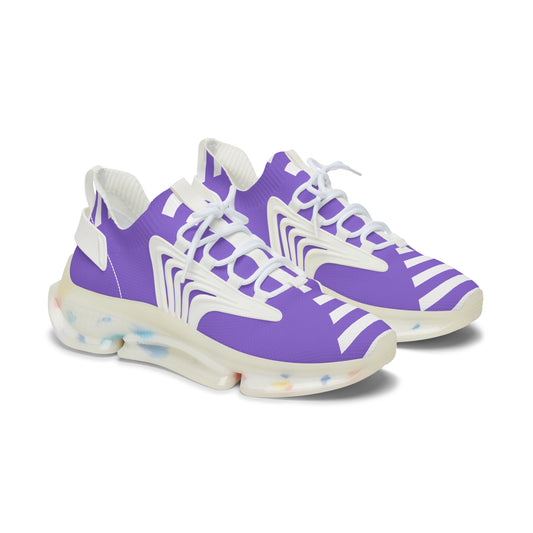 Stylish Women's Mesh Sneakers - Purple Athletic Footwear for Active Lifestyles