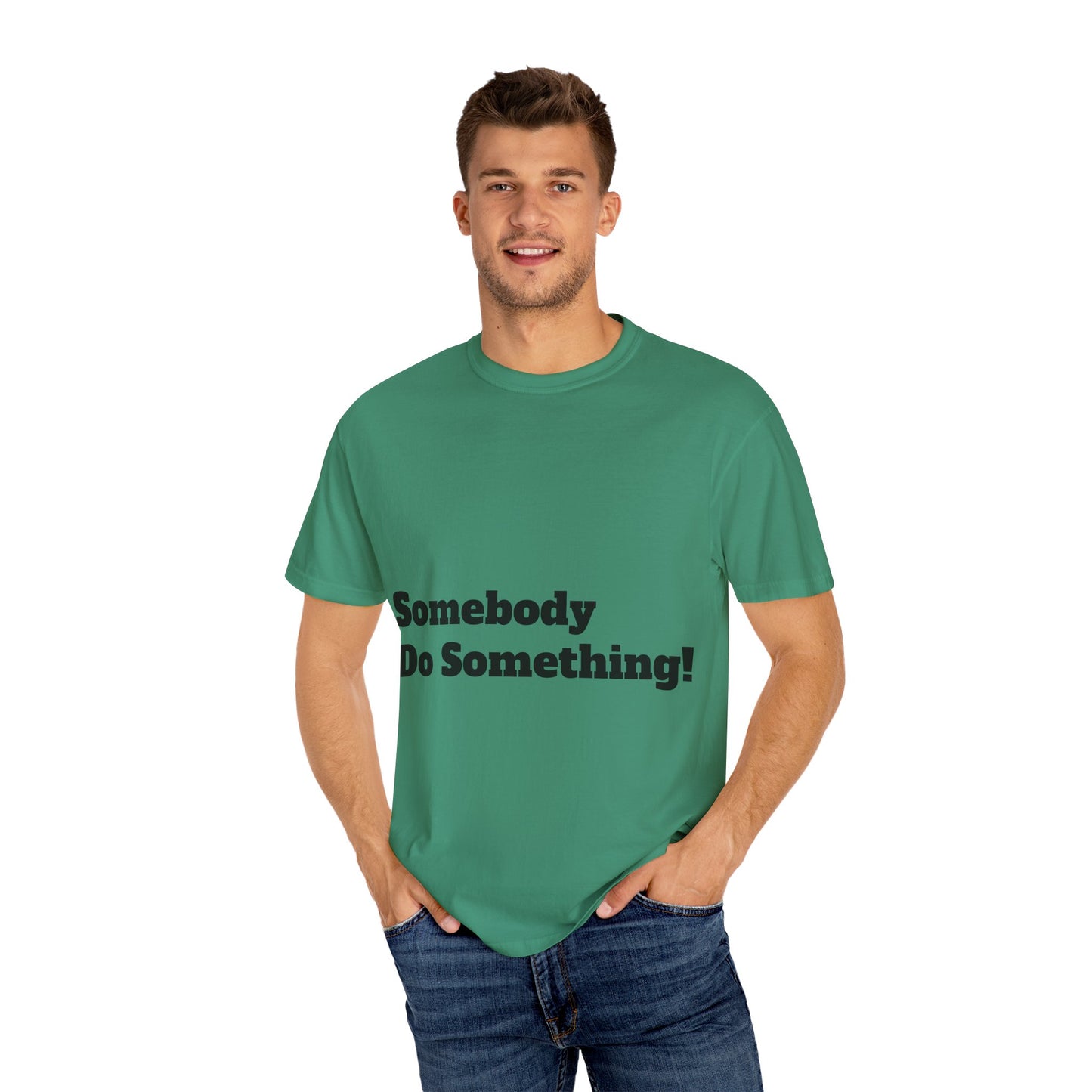Customizable Unisex Garment-Dyed T-shirt - Enter Text