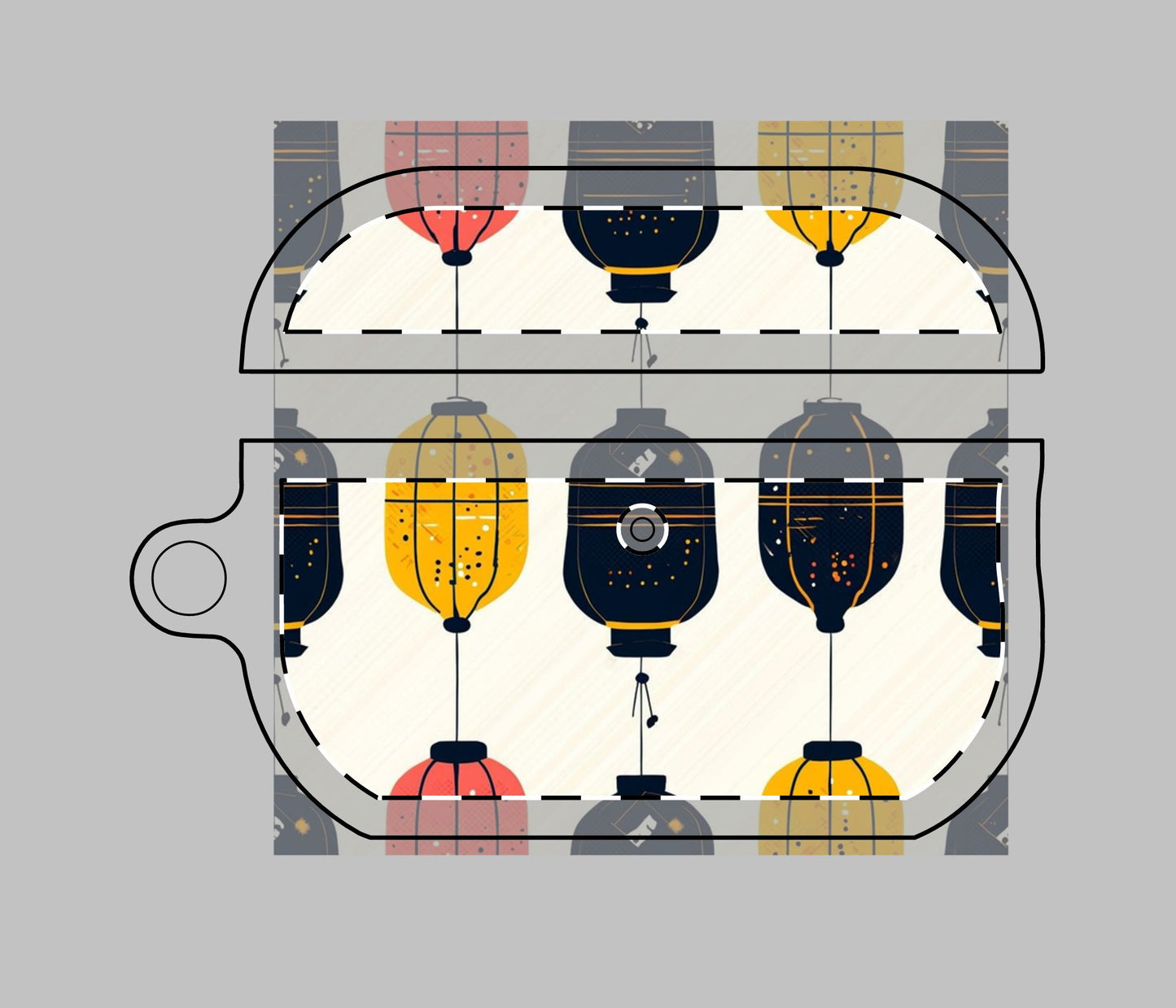 Festive Lantern AirPod Cases, Cute Earbud Holder, Gift for Music Lovers, Holiday Accessories, Custom AirPod Covers, Unique Tech Gifts