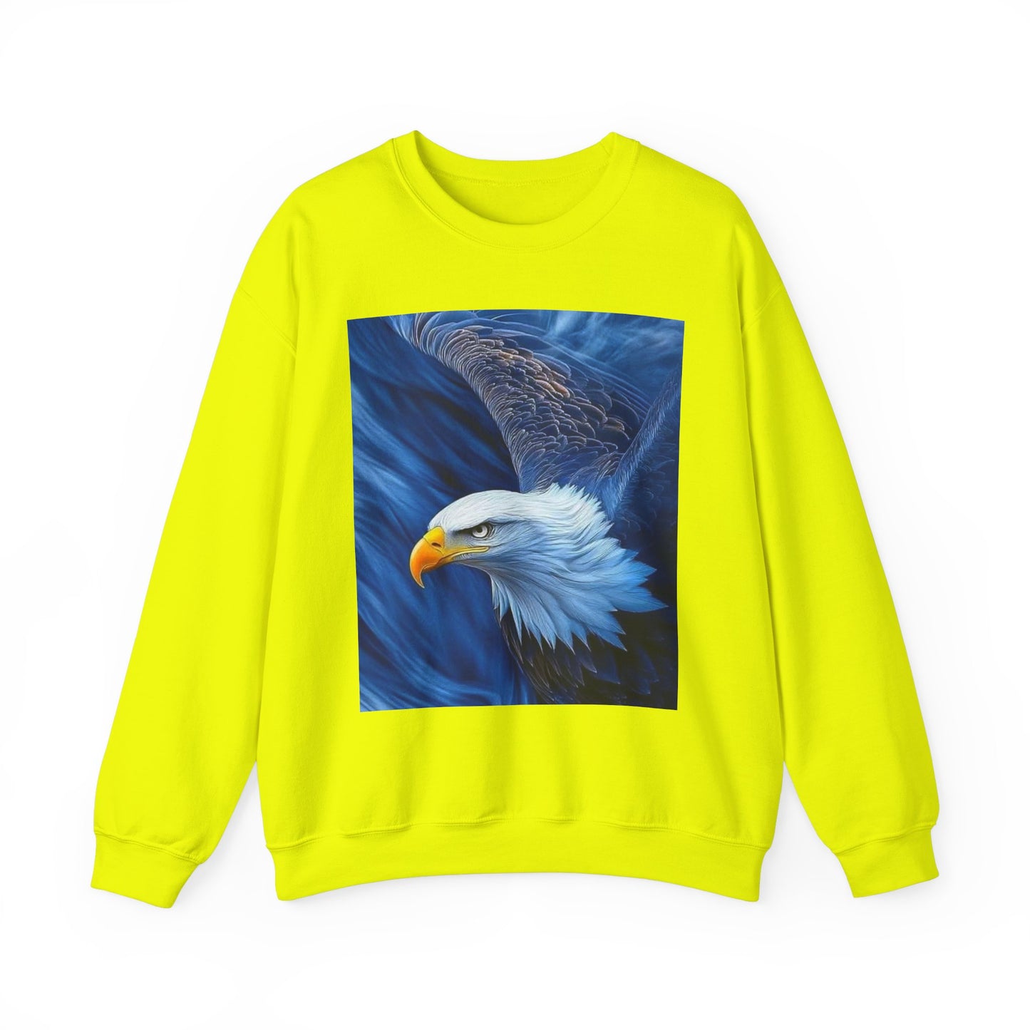 Eagle Spirit Crewneck Sweatshirt, Unisex Sweatshirt, Nature Lover Gift, Wildlife Apparel, Cozy Fashion for All, Great Outdoors