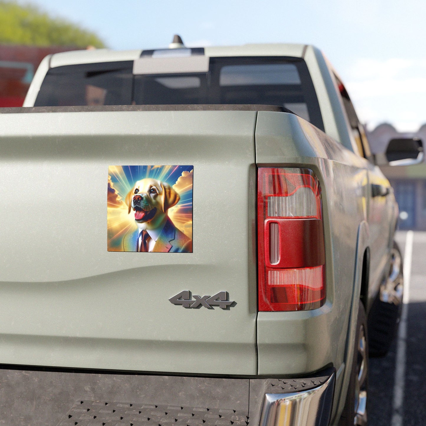 Funny Dog in Suit Car Magnet - Perfect for Pet Lovers and Celebrations