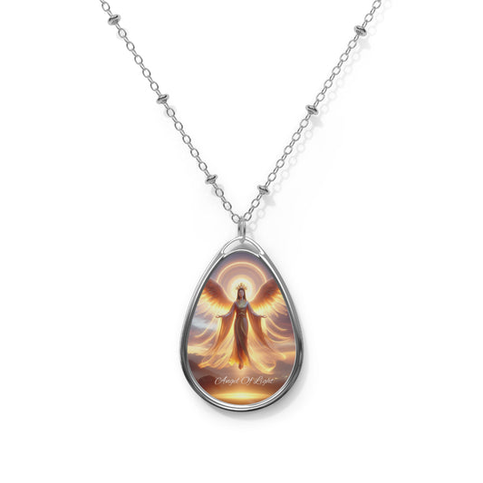 Necklace - Angel of Light Oval Design