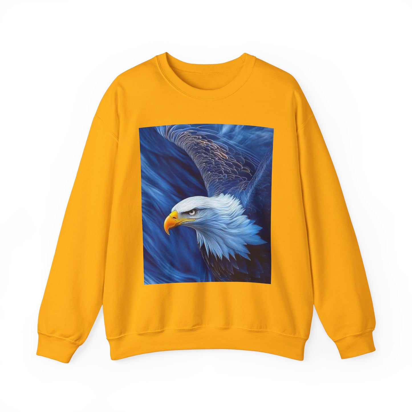 Eagle Spirit Crewneck Sweatshirt, Unisex Sweatshirt, Nature Lover Gift, Wildlife Apparel, Cozy Fashion for All, Great Outdoors