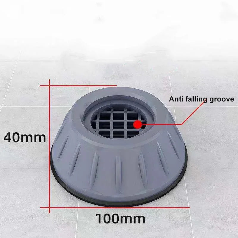 Anti Vibration Feet Pads Rubber Mat Slipstop Silent Universal Washing Machine Refrigerator Furniture Fixed Raiser Dampers Stand