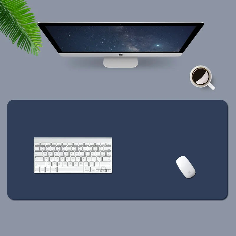 Large Computer Mouse Pad Gaming MousePad Waterproof PU Leather Mouse Mat Gamer XXL Mause Carpet PC Desk Mat keyboard pad