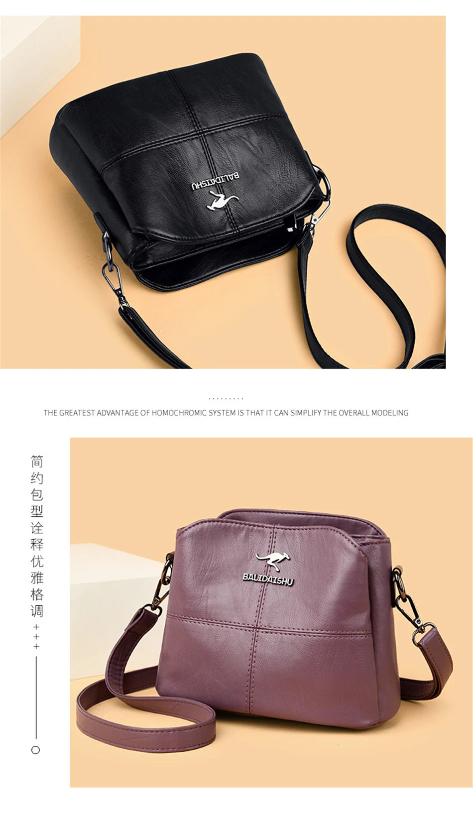 Women Embroidery Tote Bag High Quality Leather Ladies Handbags 2024 Women Shoulder Bag Small Crossbody Bags For Women Sac a Main