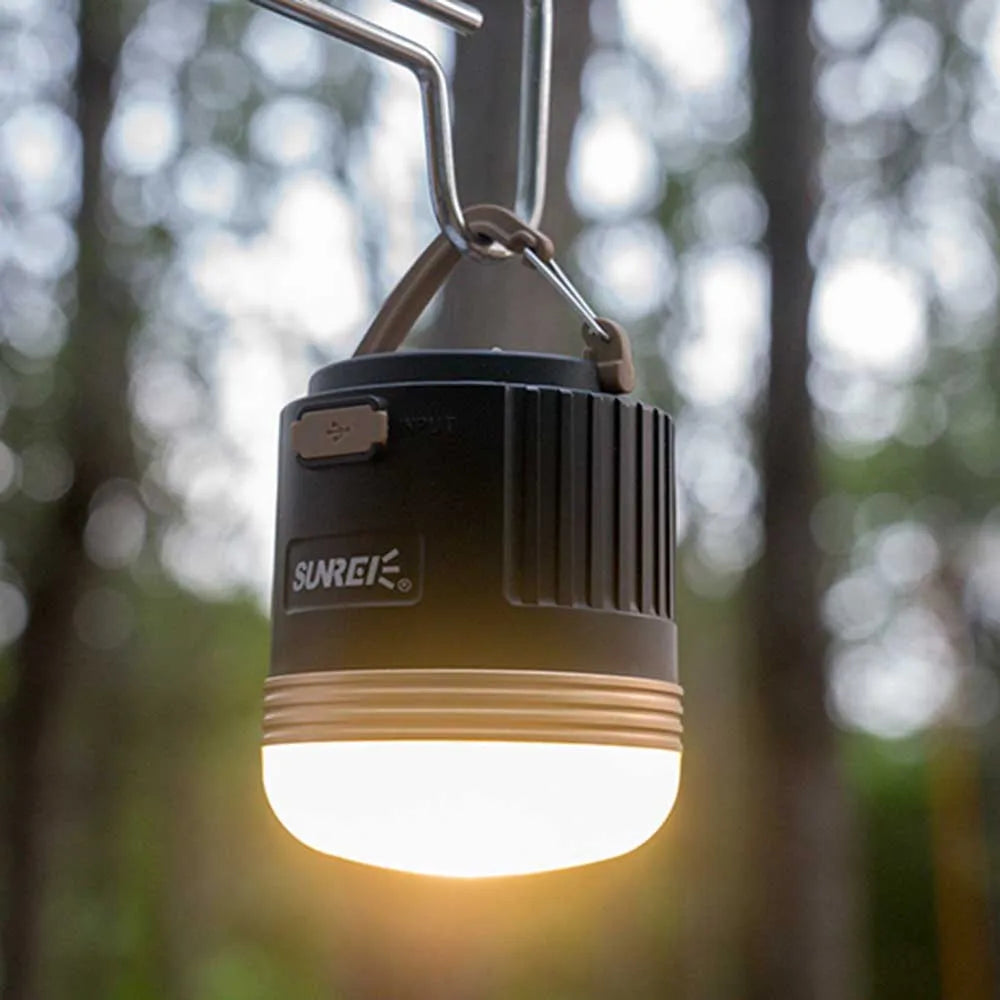 SUNREE CC3  CC5  Camping Lantern 840 Lumens  LED Camping Light USB Rechargeable 9900mAH Battery outdoor lighting For Power Bank