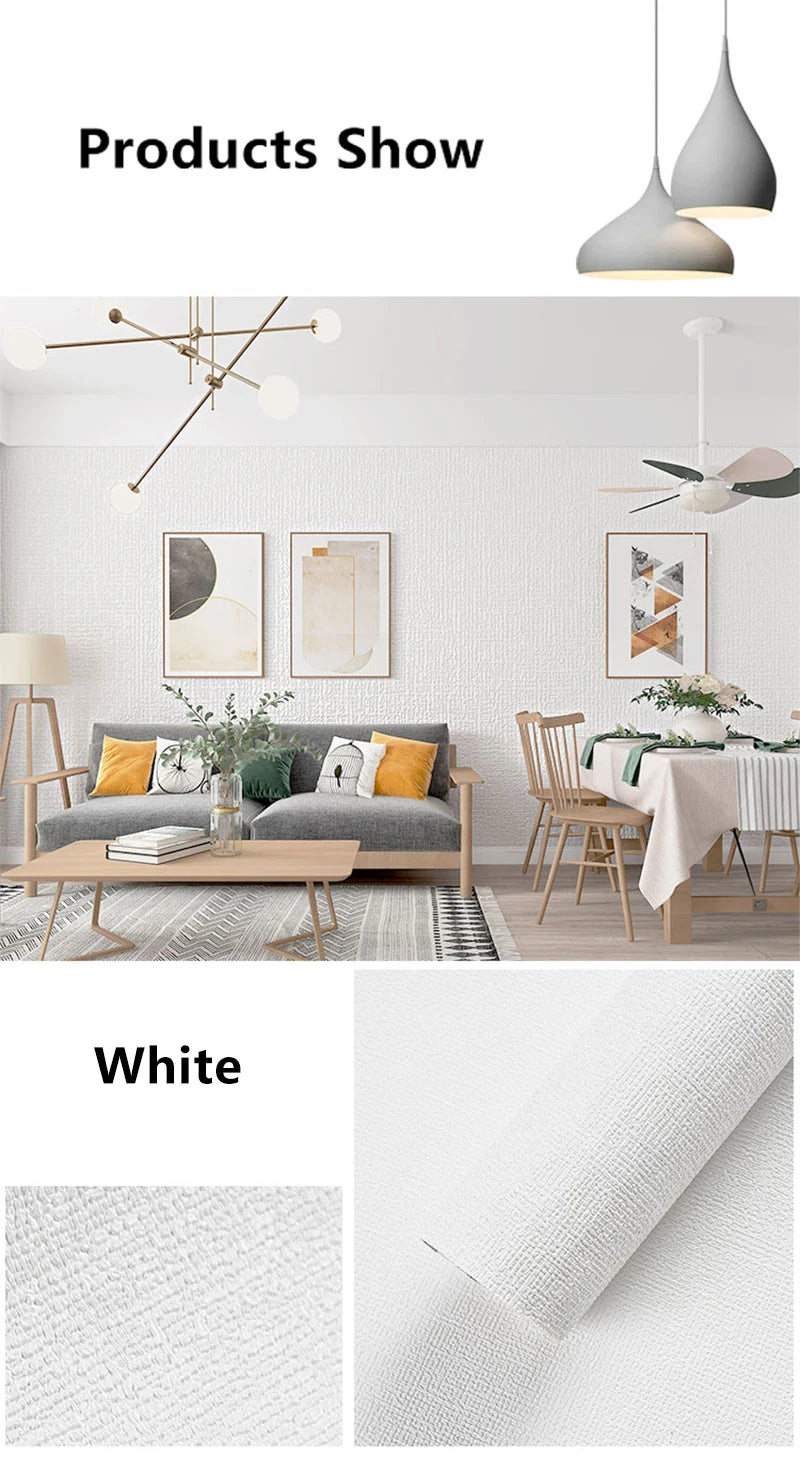 New Design Self-Adhesive Wall Sticker Panel Moisture-Proof 3D Wall Sticker Bedroom Living Room TV background Wall Home Decora