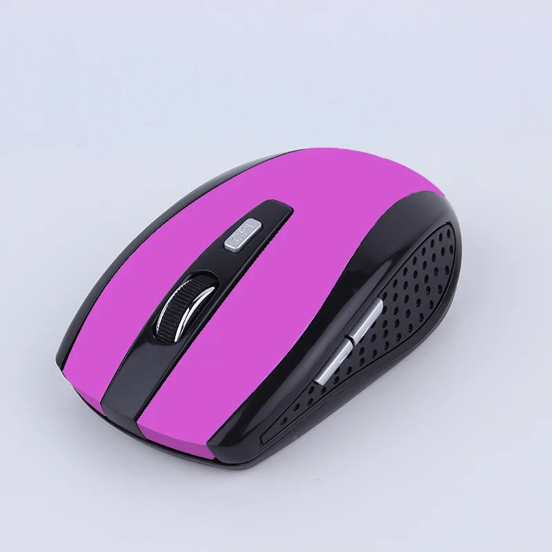 Wireless Mouse Optical Gaming Mouse Portable 2.4GHz Mouse with USB Nano Dongle Office Gamer Computer Desktop Mice for PC Laptop