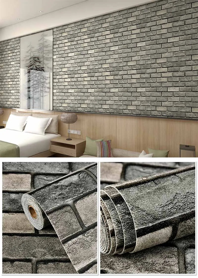 New Design Self-Adhesive Wall Sticker Panel Moisture-Proof 3D Wall Sticker Bedroom Living Room TV background Wall Home Decora