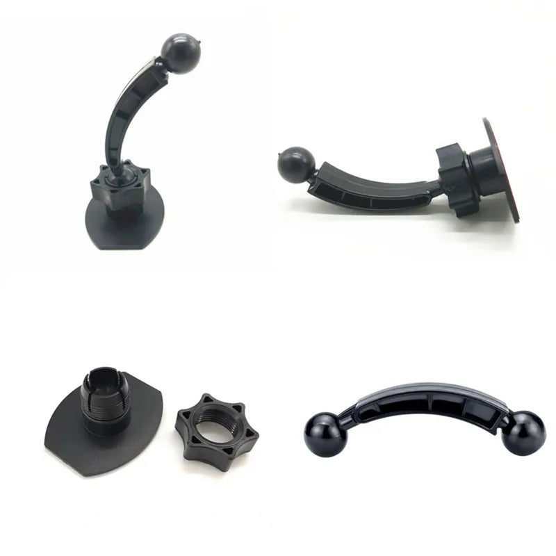 13mm 15mm 17mm Ball Head For Magnetic Car Phone Holder GPS Gravity Support Stand Mount Hook 360 Rotation Bracket Base