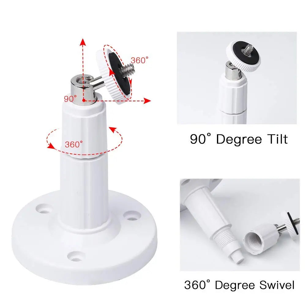 360 Degree Metal Camera Support Wall Mount Rotating Ceiling Bracket Stand Holder For CCTV Surveillance Security Camera