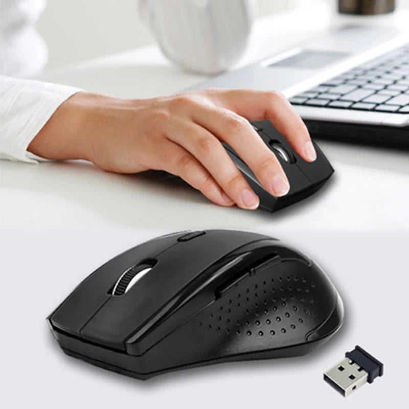 2.4Ghz Wireless Mouse Gamer for Computer PC Gaming Mouse With USB Receiver Laptop Accessories for Windows Win 7/2000/XP/Vista