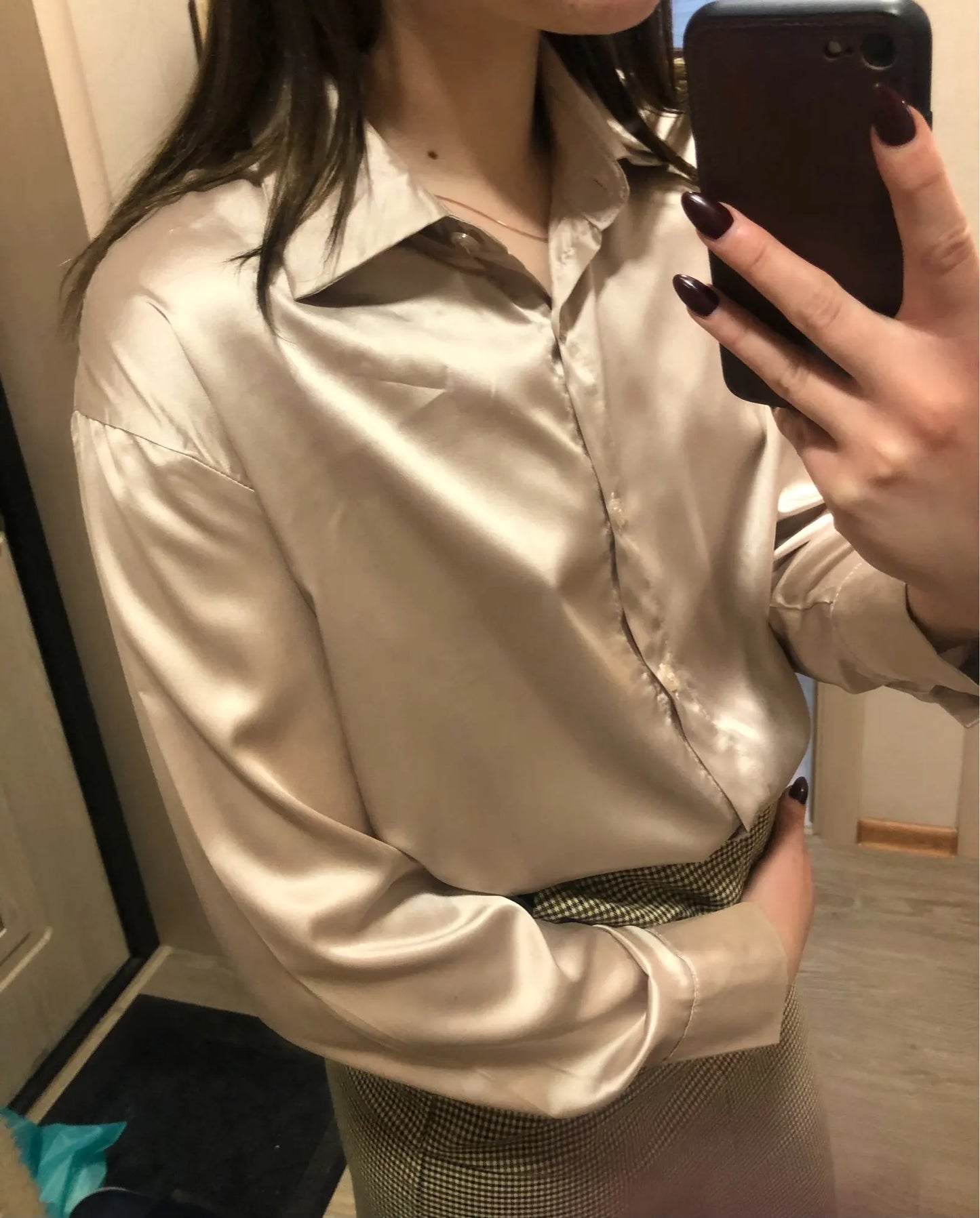 Autumn Fashion Button Up Shirt Spring Vintage Blouse Women White Lady Long Sleeves Female Loose Streetwear Shirts Design Tops
