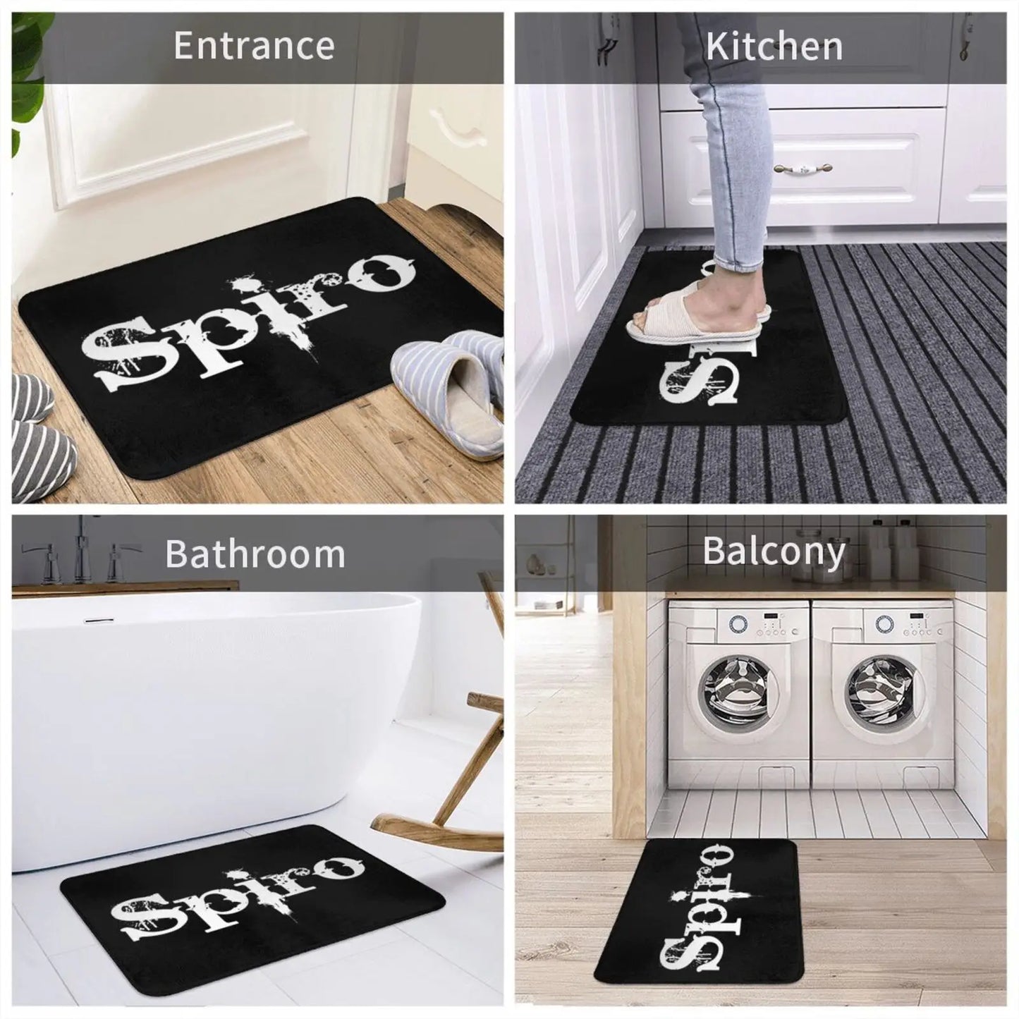 Spiro My Name Is Spiro Spyros Spyro Spiros Entrance Door Mat Bath Mat Rug Trump Release The Kraken Sea Monster Kraken Hockey