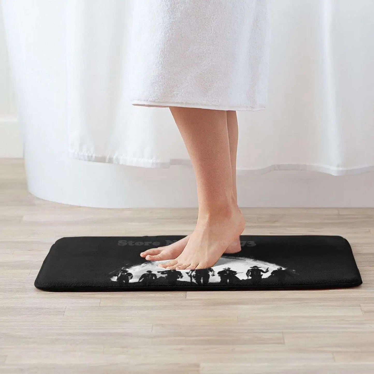 Redemption 2 Release Teaser Blackout Art Style Soft Cushion Home Carpet Door Mat Car Rug Redemption 2 Gaming Video Games