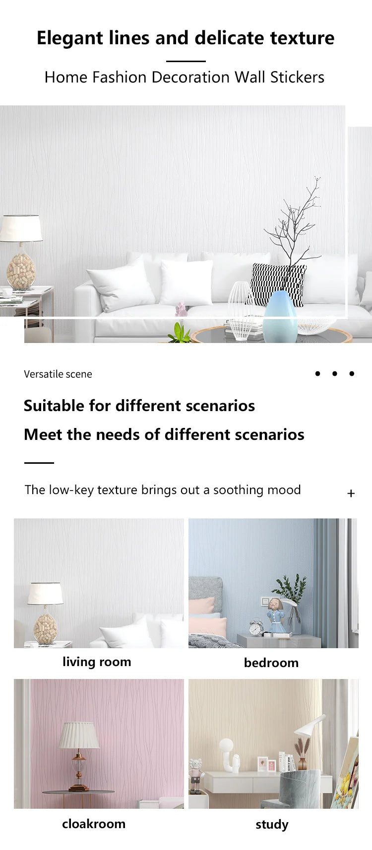 New Design Self-Adhesive Wall Sticker Panel Moisture-Proof 3D Wall Sticker Bedroom Living Room TV background Wall Home Decora