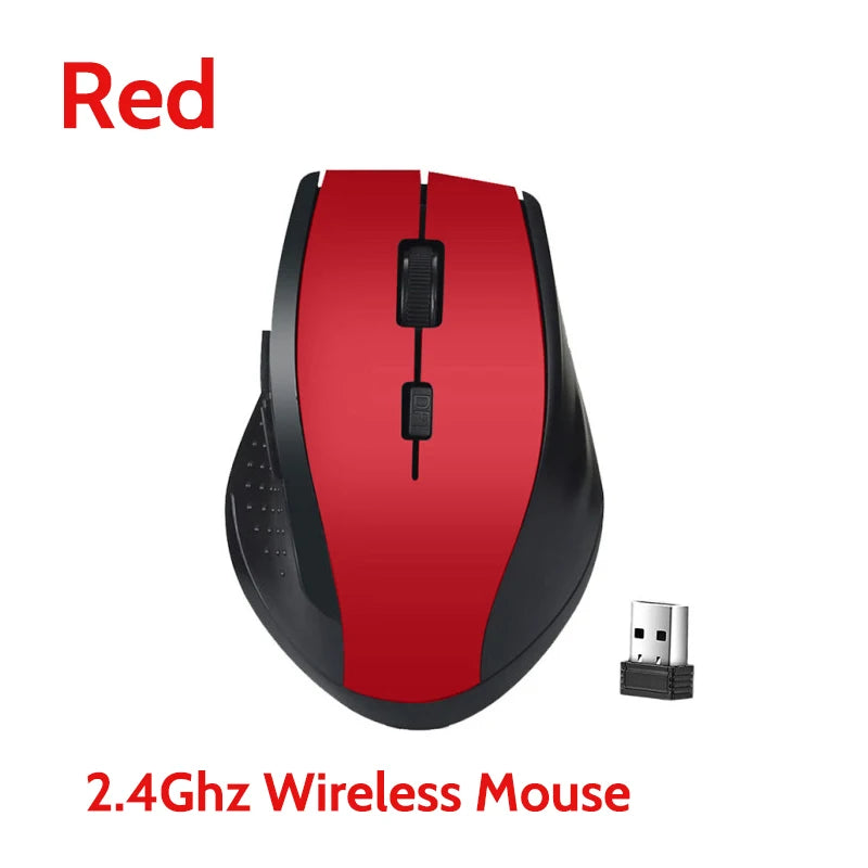 2.4Ghz Wireless Mouse Gamer for Computer PC Gaming Mouse With USB Receiver Laptop Accessories for Windows Win 7/2000/XP/Vista