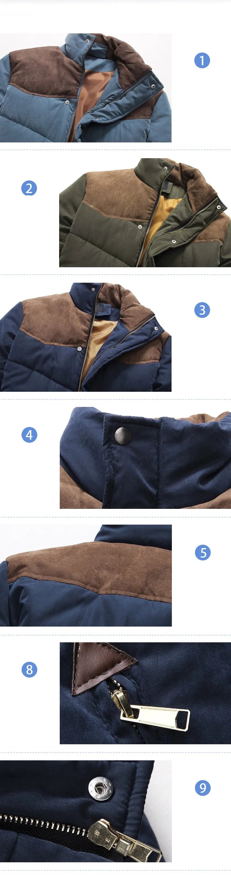 DIMUSI Winter Diamond Warm Jacket Men Casual Cotton Stand Collar Parkas Male Outwear Windbreaker Coats Clothing 4XL