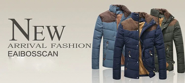 DIMUSI Winter Diamond Warm Jacket Men Casual Cotton Stand Collar Parkas Male Outwear Windbreaker Coats Clothing 4XL