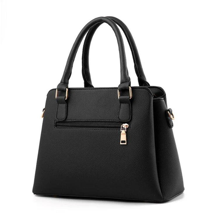 Fashion Women Handbags Tassel PU Leather Totes Bag Top-handle Embroidery Crossbody Bag Shoulder Bag Lady Simple Style Hand Bags