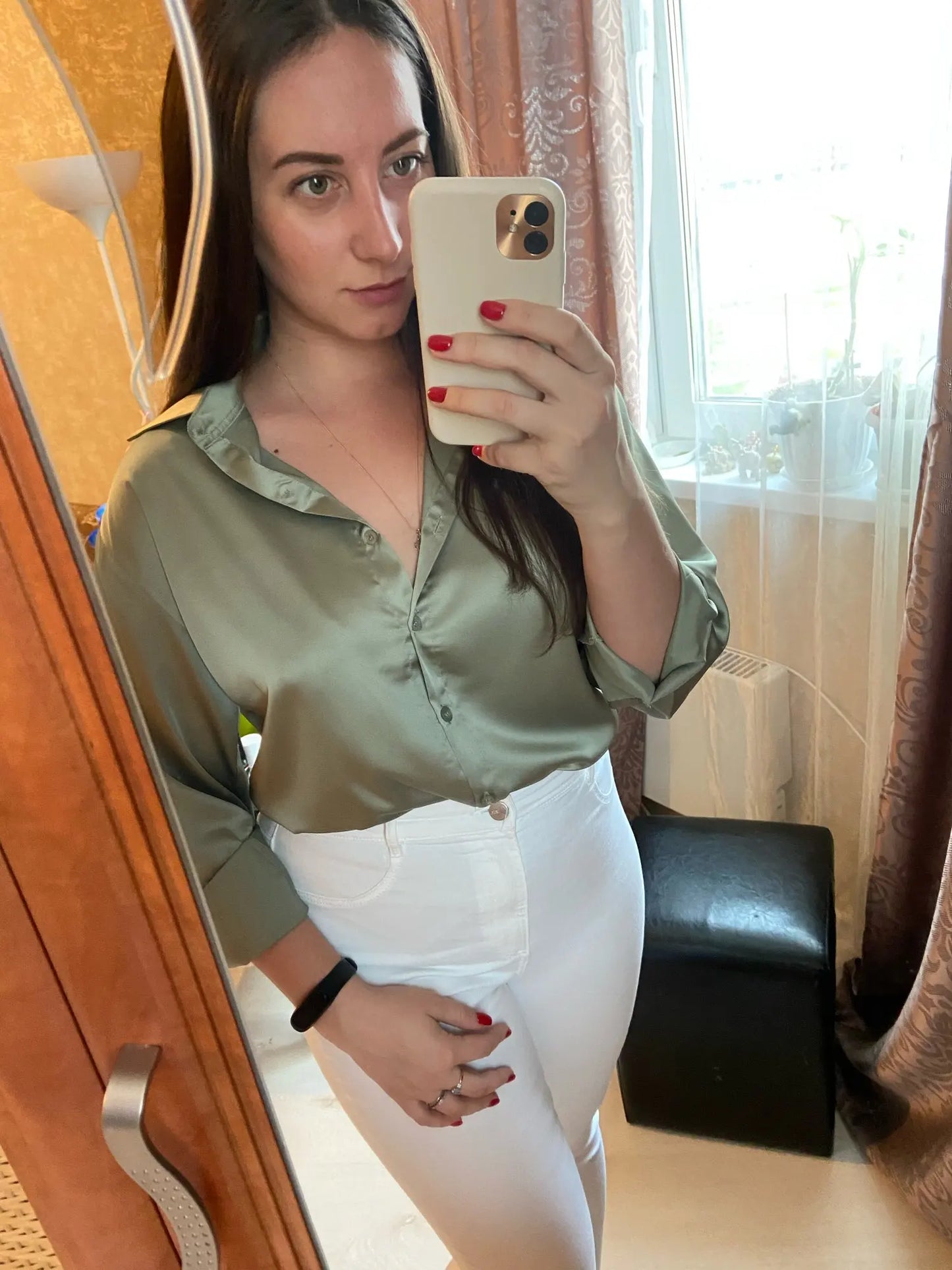 Autumn Fashion Button Up Shirt Spring Vintage Blouse Women White Lady Long Sleeves Female Loose Streetwear Shirts Design Tops