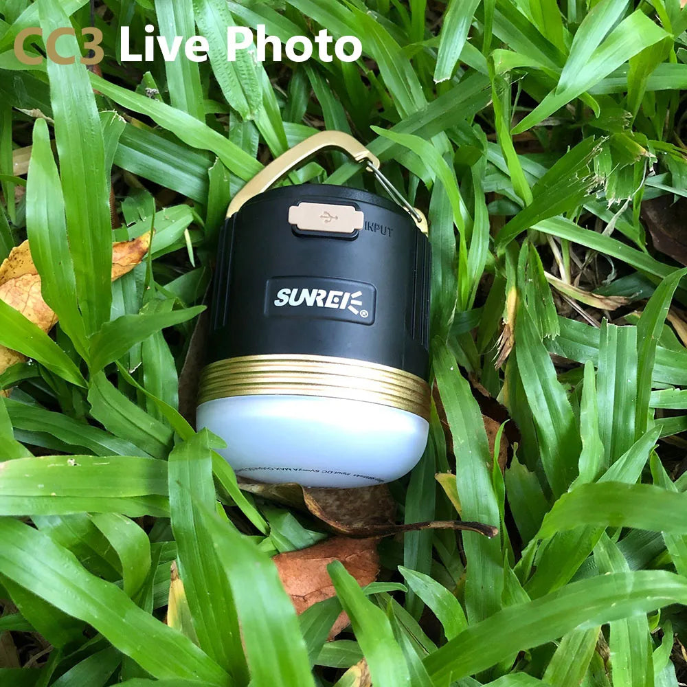 SUNREE CC3  CC5  Camping Lantern 840 Lumens  LED Camping Light USB Rechargeable 9900mAH Battery outdoor lighting For Power Bank