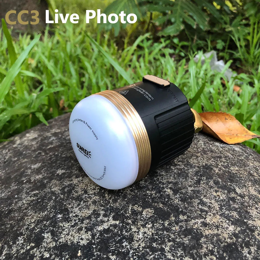 SUNREE CC3  CC5  Camping Lantern 840 Lumens  LED Camping Light USB Rechargeable 9900mAH Battery outdoor lighting For Power Bank