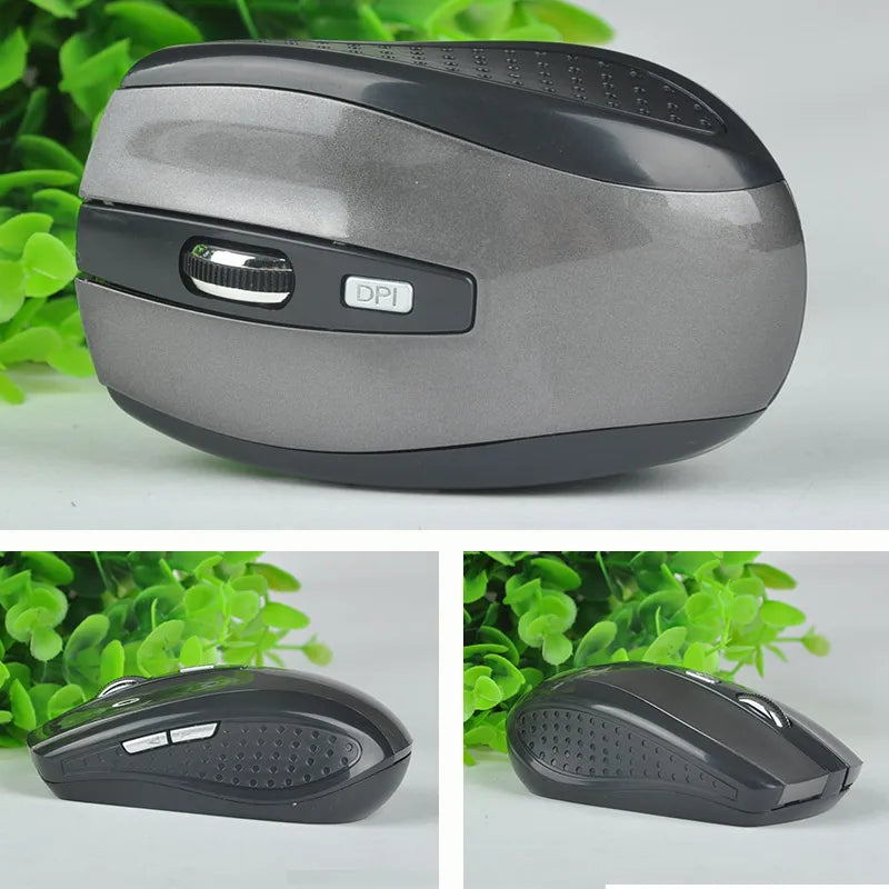 Wireless Mouse Optical Gaming Mouse Portable 2.4GHz Mouse with USB Nano Dongle Office Gamer Computer Desktop Mice for PC Laptop