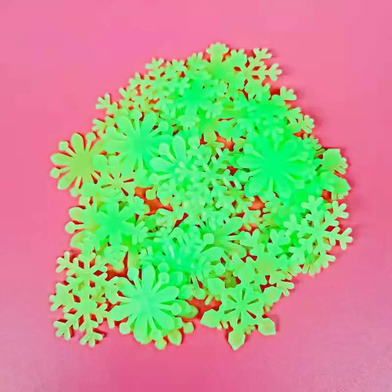 3D Hollow Star Energy Storage Fluorescent Glow In The dark Luminous On Wall Stickers For Kids Room living Room Decal