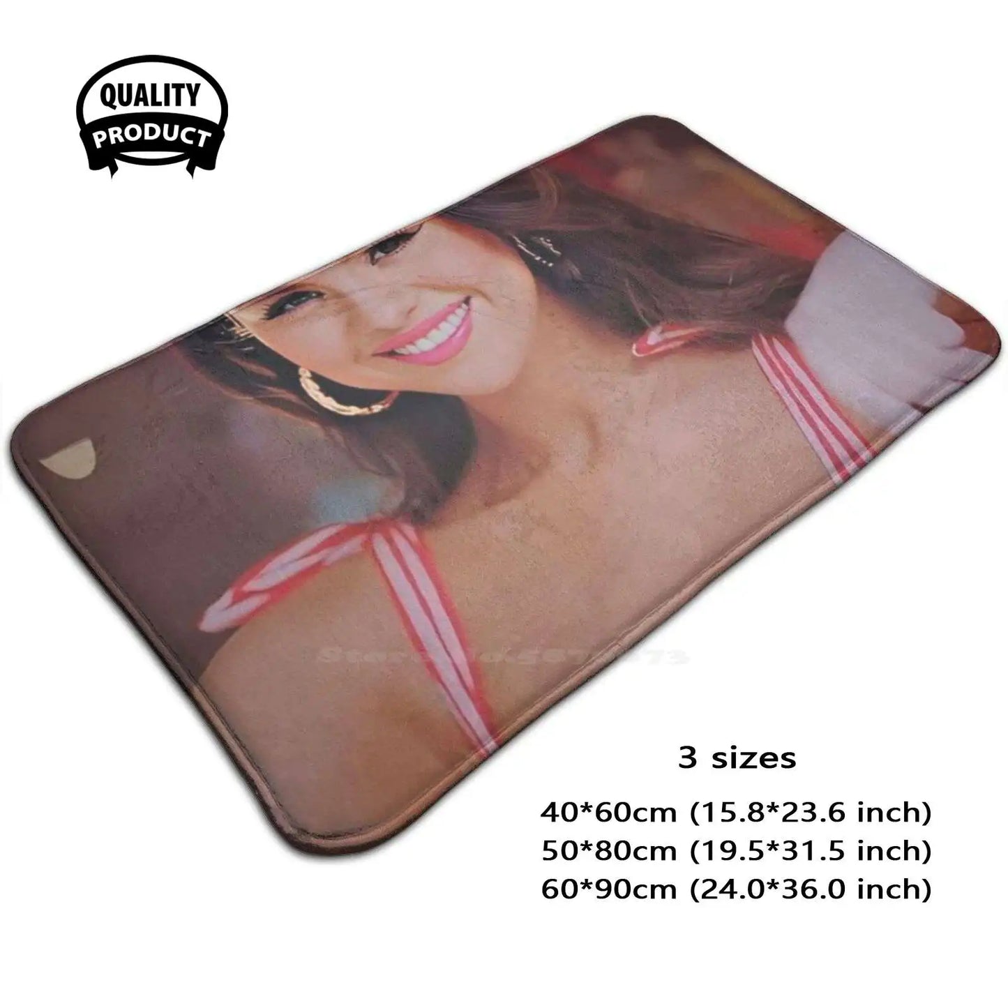 New Release - Icecream Soft Cushion Home Carpet Door Mat Car Rug Ice Cream Ice Cream Plack Pink Kpop Music Ice Cream